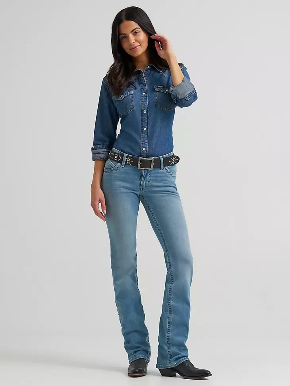 WOMEN'S WRANGLER® ULTIMATE RIDING JEAN WILLOW MID-RISE BOOTCUT